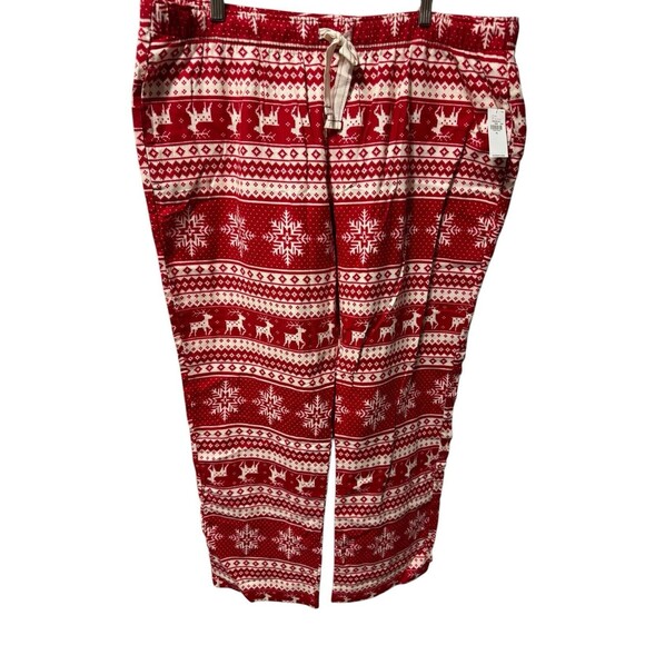 Old Navy Men’s Flannel Reindeer Pajama/Lounge Pants Size XL NWT - Picture 2 of 12